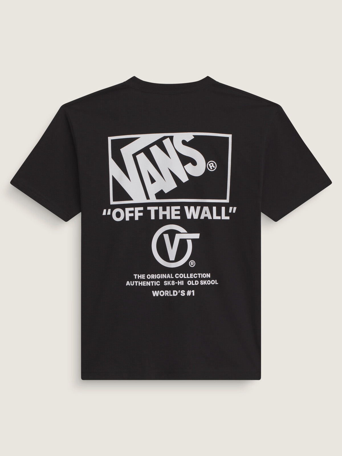 Polera M/C Hombre Stacked Hi Tee Negro Vans