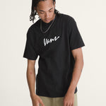 Polera M/C Hombre Classic Script Blanco Vans
