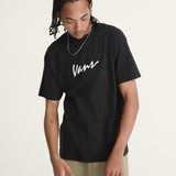 Polera M/C Hombre Classic Script Blanco Vans