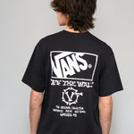 Polera M/C Hombre Circle Bones Negro Vans