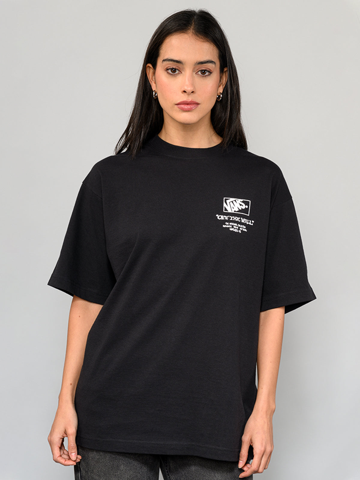 Polera M/C Hombre Circle Bones Negro Vans