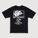 Polera M/C Hombre Circle Bones Negro Vans