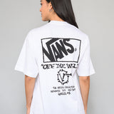 Polera M/C Hombre Circle Bones Blanco Vans