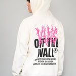 Poleron Hombre Metal Wall Full Zip Blanco Vans