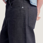 Pantalón Hombre Check-5 Loose Denim  Negro
