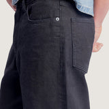 Pantalón Hombre Check-5 Loose Denim  Negro