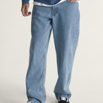 Pantalón Hombre Check-5 Loose Denim  Azul