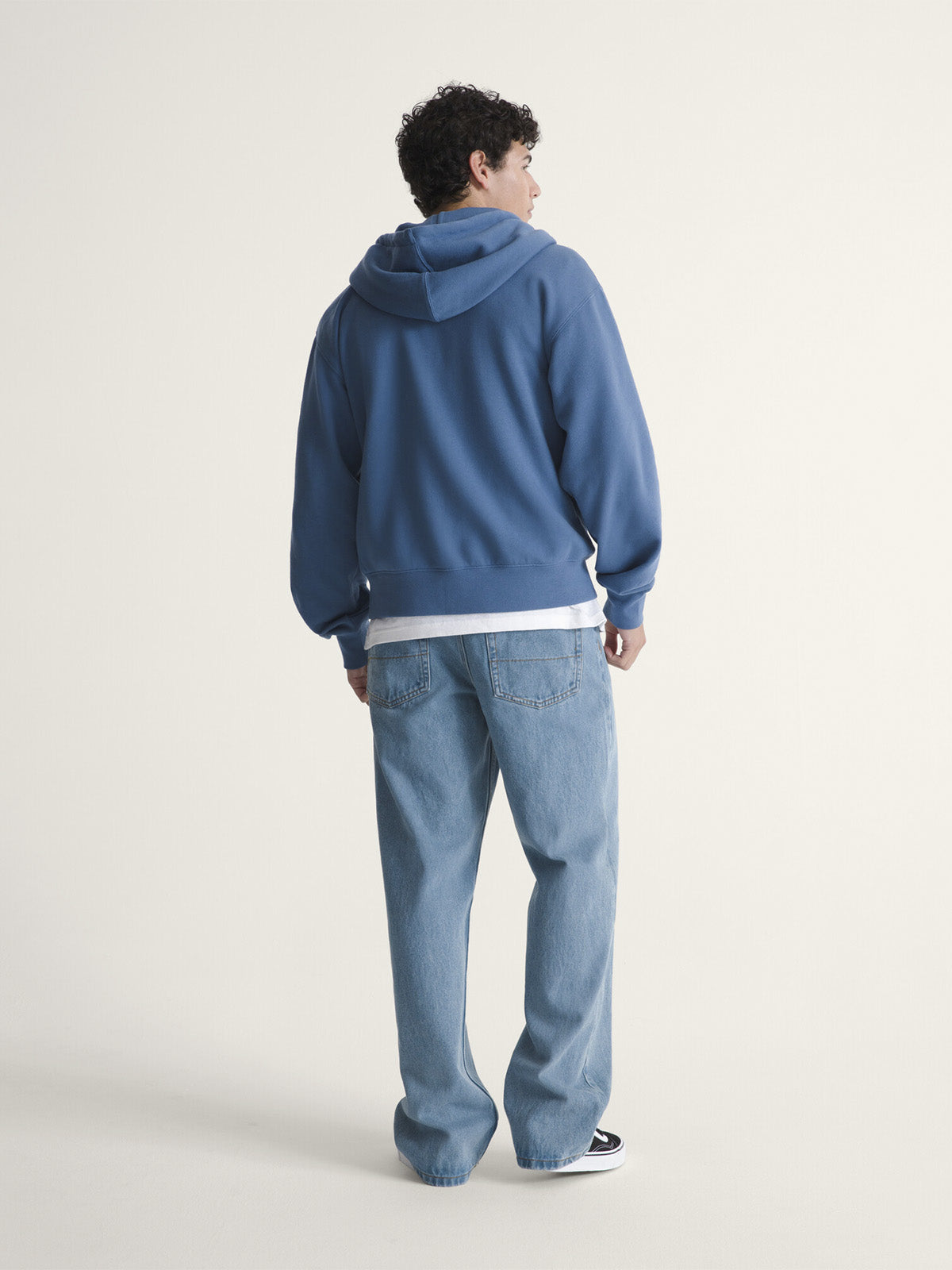 Pantalón Hombre Check-5 Loose Denim  Azul