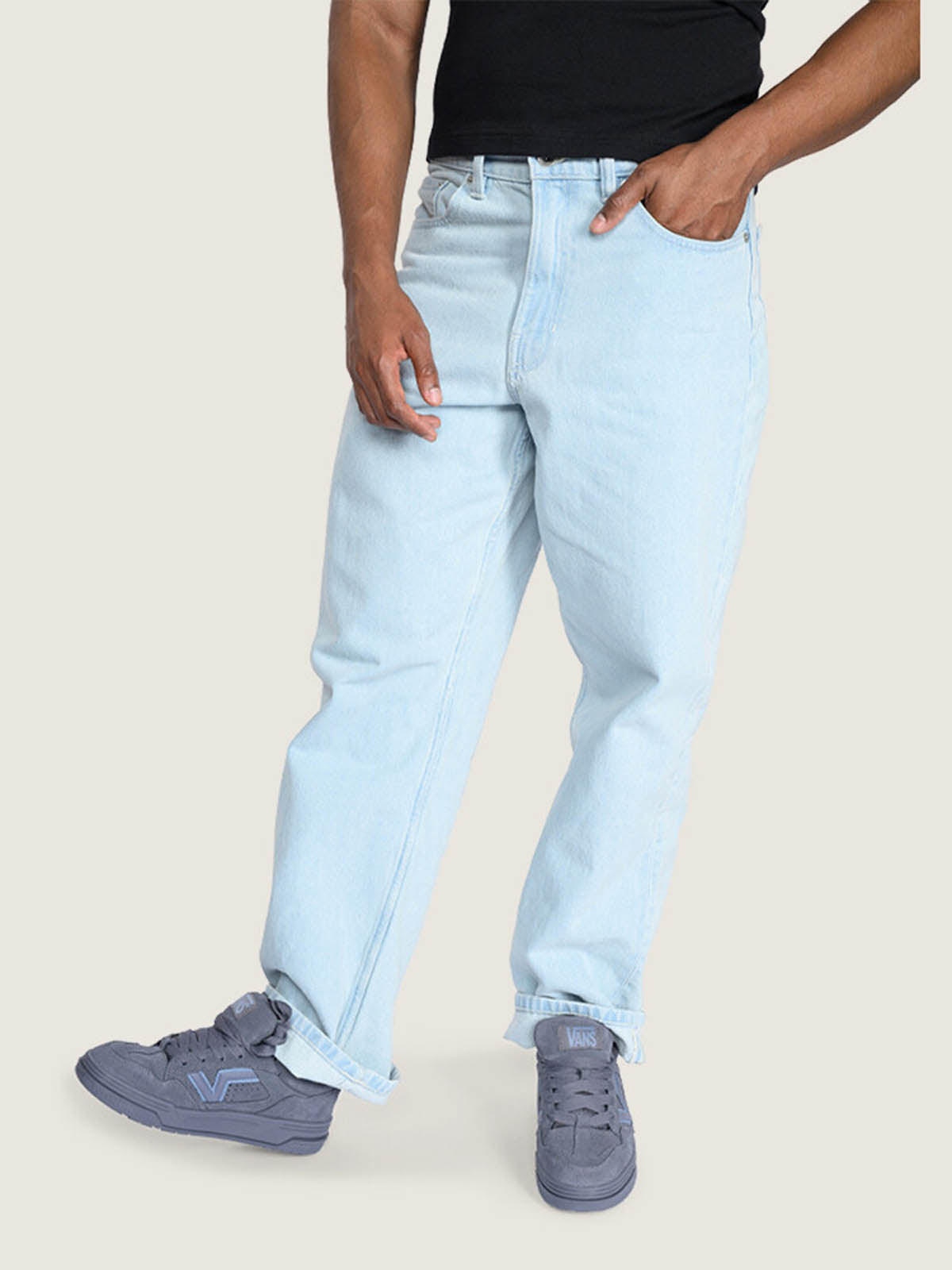 Pantalon Hombre Check-5 Loose Denim  Celeste Vans