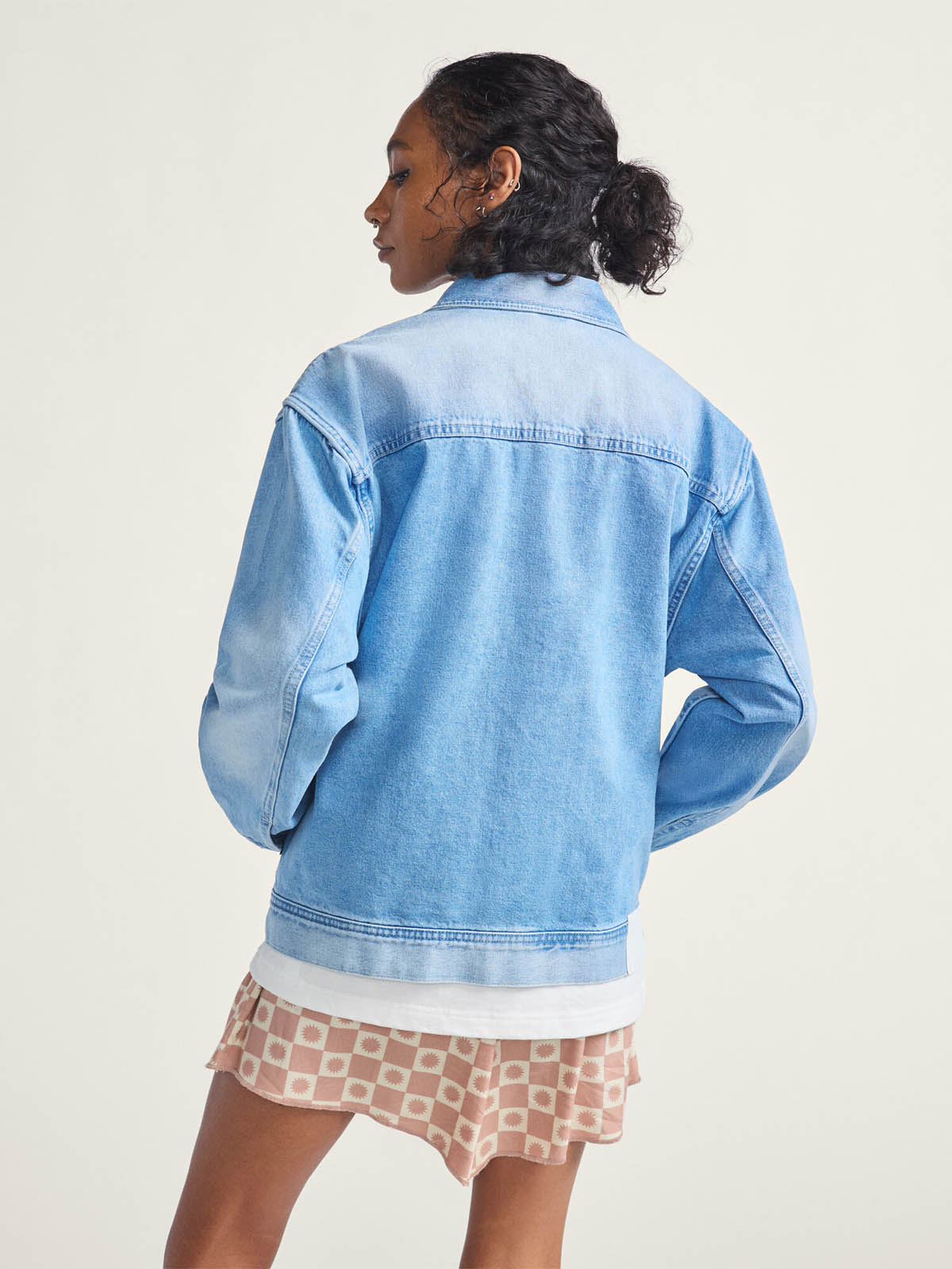 Chaqueta Hombre Premium Mcavoy Trucker Celeste Vans