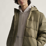 Chaqueta Hombre Mte Hillgate Puffer Gris Vans
