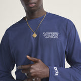 Sweater Hombre Mte Outline Hybrid Azul Vans