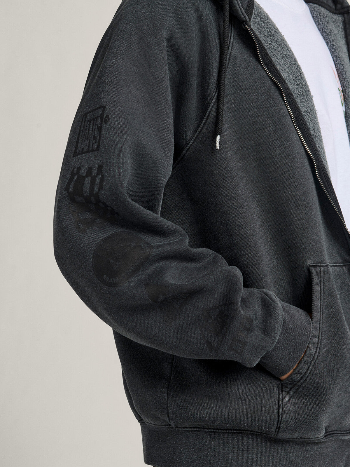 Poleron Hombre MTE Team Negro Vans