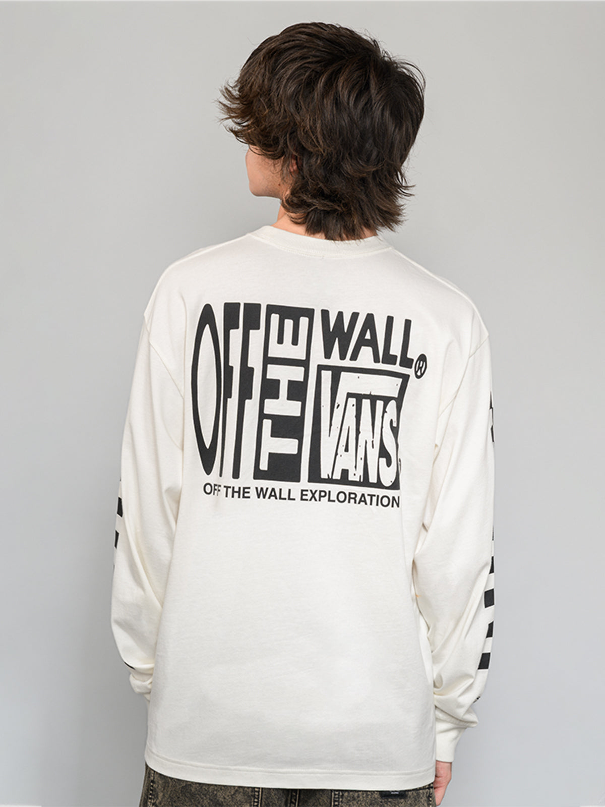 Polera M/L Hombre Mte Teamteam Blanco Vans