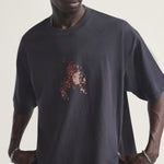 Polera M/C Hombre Skate Flame Negro Vans
