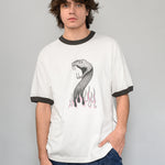 Polera M/C Hombre Skate Mike G Snake Blanco Vans