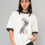 Polera M/C Hombre Skate Mike G Snake Blanco Vans