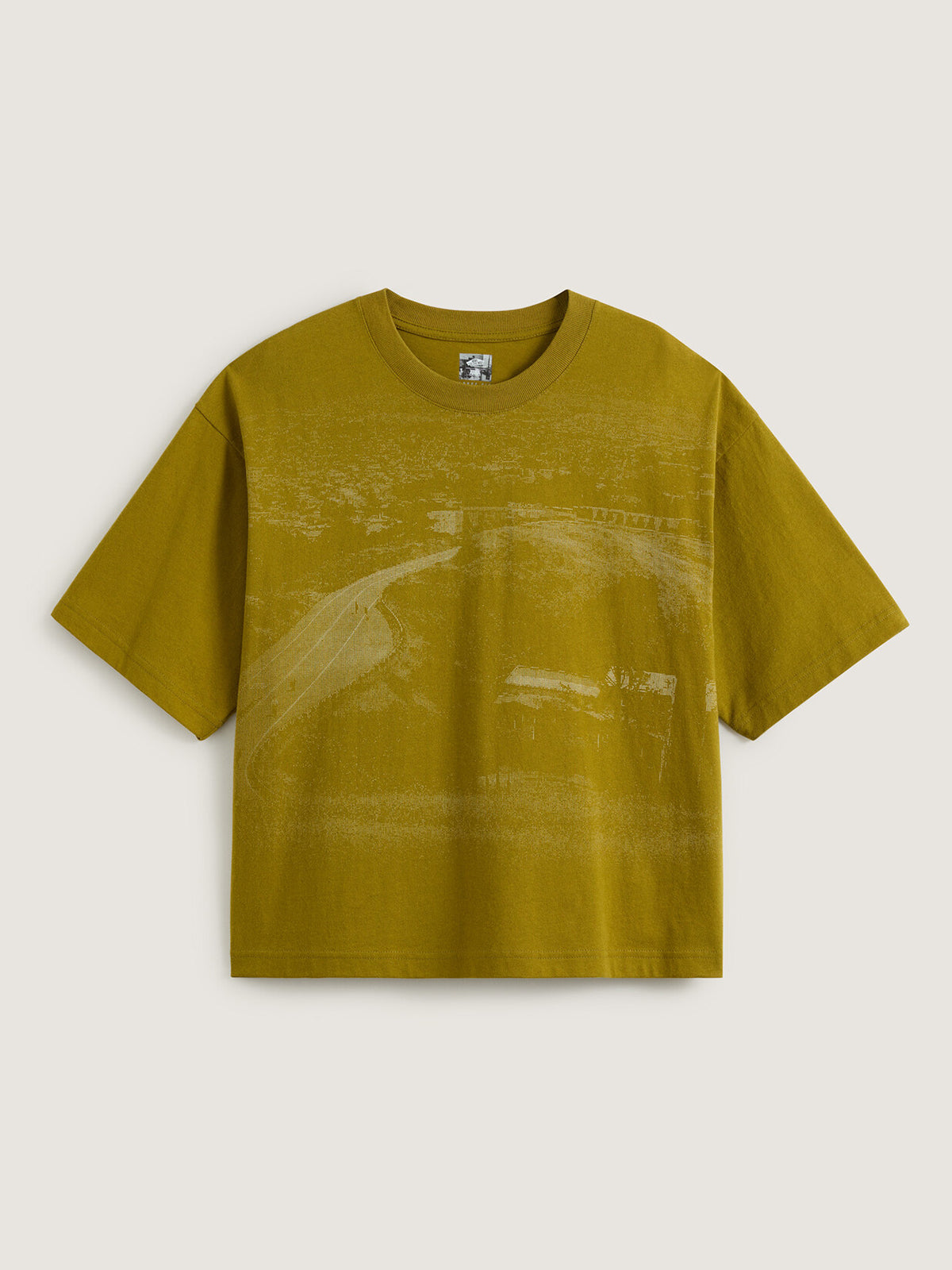 Polera M/C Hombre Skate Atiba Haze Hil Amarillo Vans