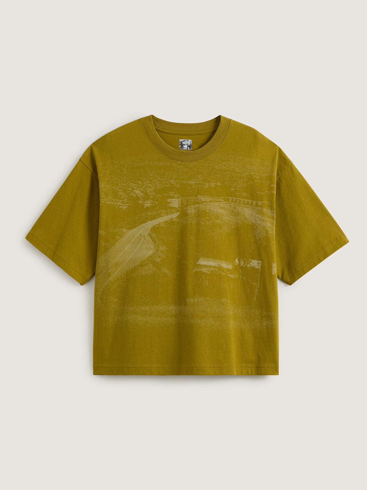 Polera M/C Hombre Skate Atiba Haze Hil Amarillo Vans