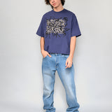 Polera M/C Hombre Skate Blurred Camo Azul Vans