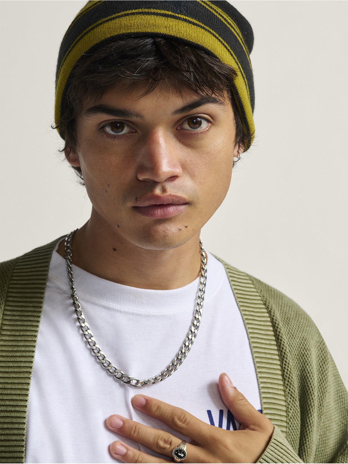 Gorro Adulto Blurry Stripe Amarillo Vans