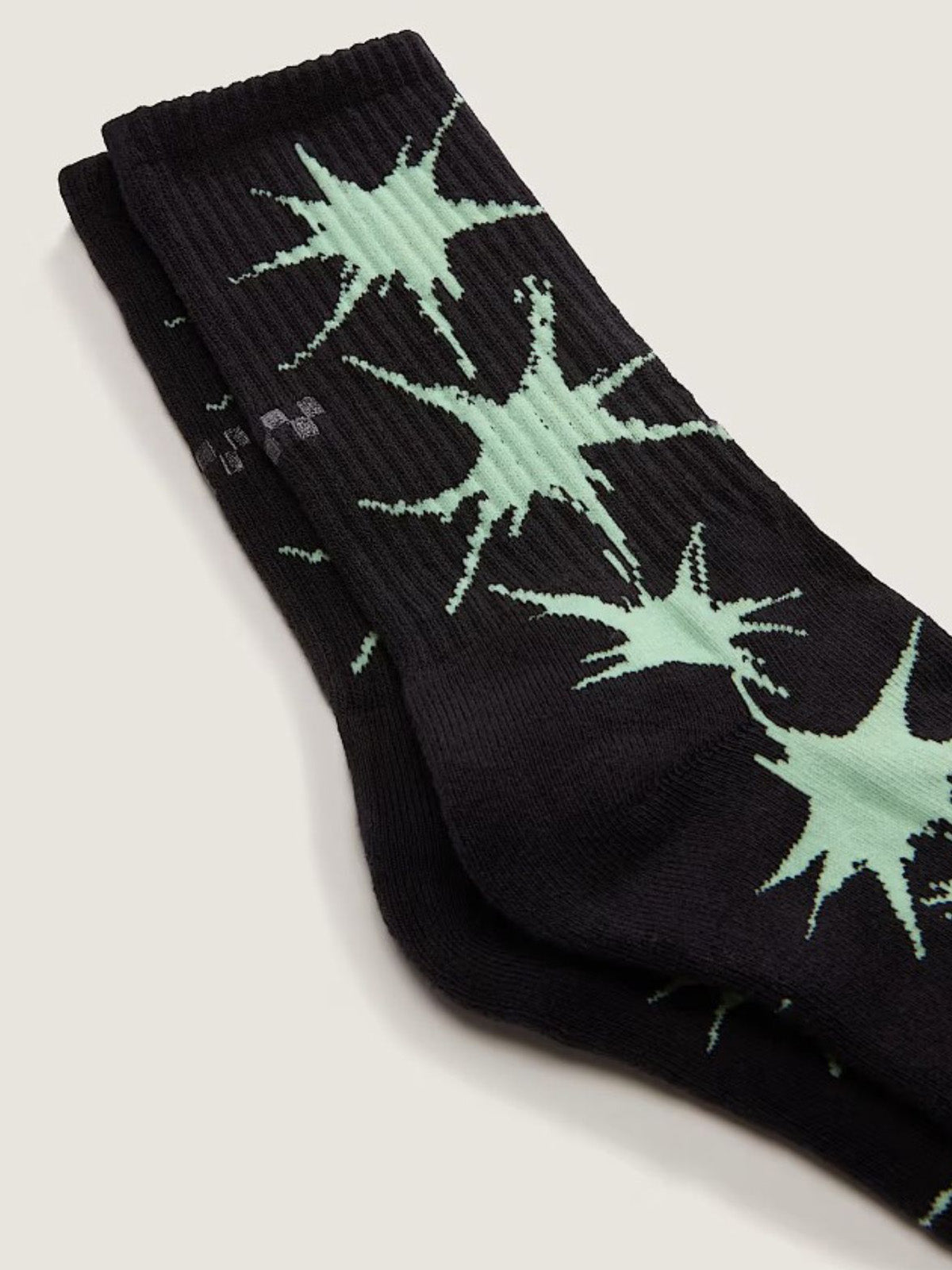 Calcetín Adulto Skate Splatter Crew Negro Vans