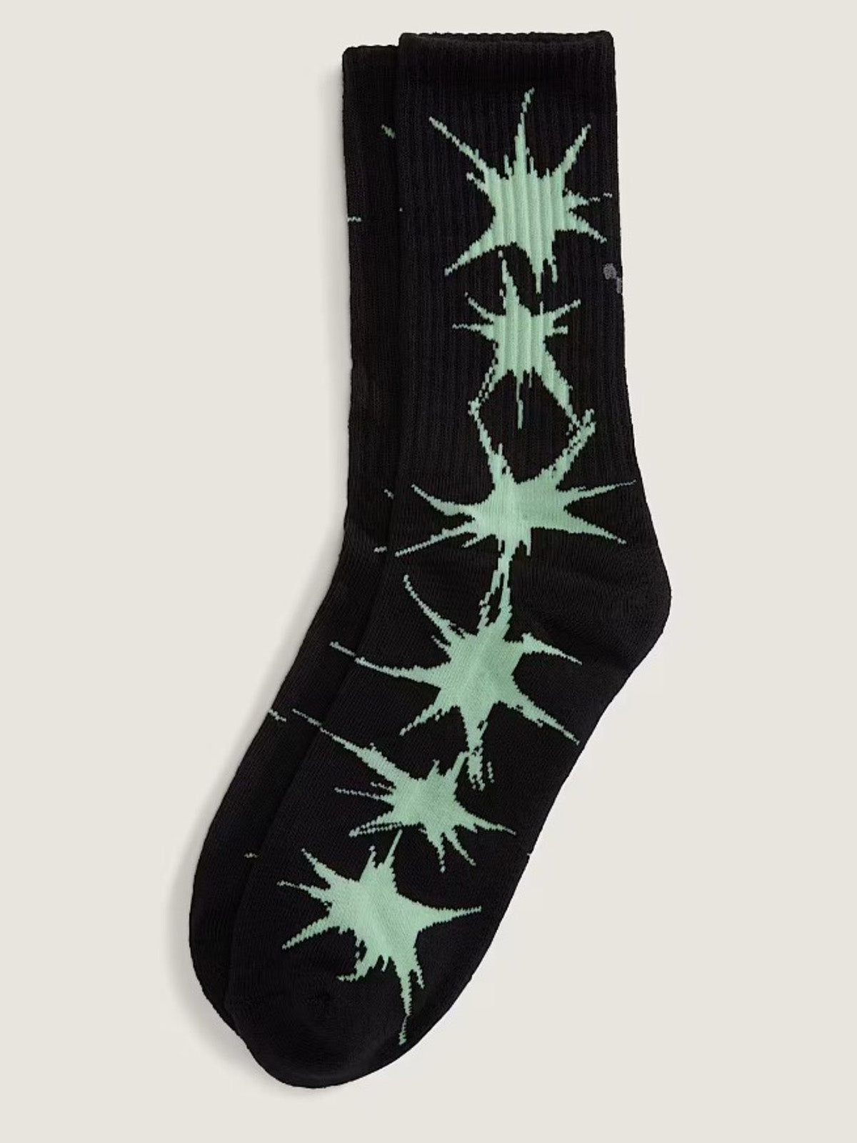 Calcetín Adulto Skate Splatter Crew Negro Vans