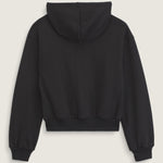 Poleron Niña Shining Zip Negro Vans