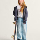 Pantalon Niña Sirelle Puddle Pants Celeste Vans