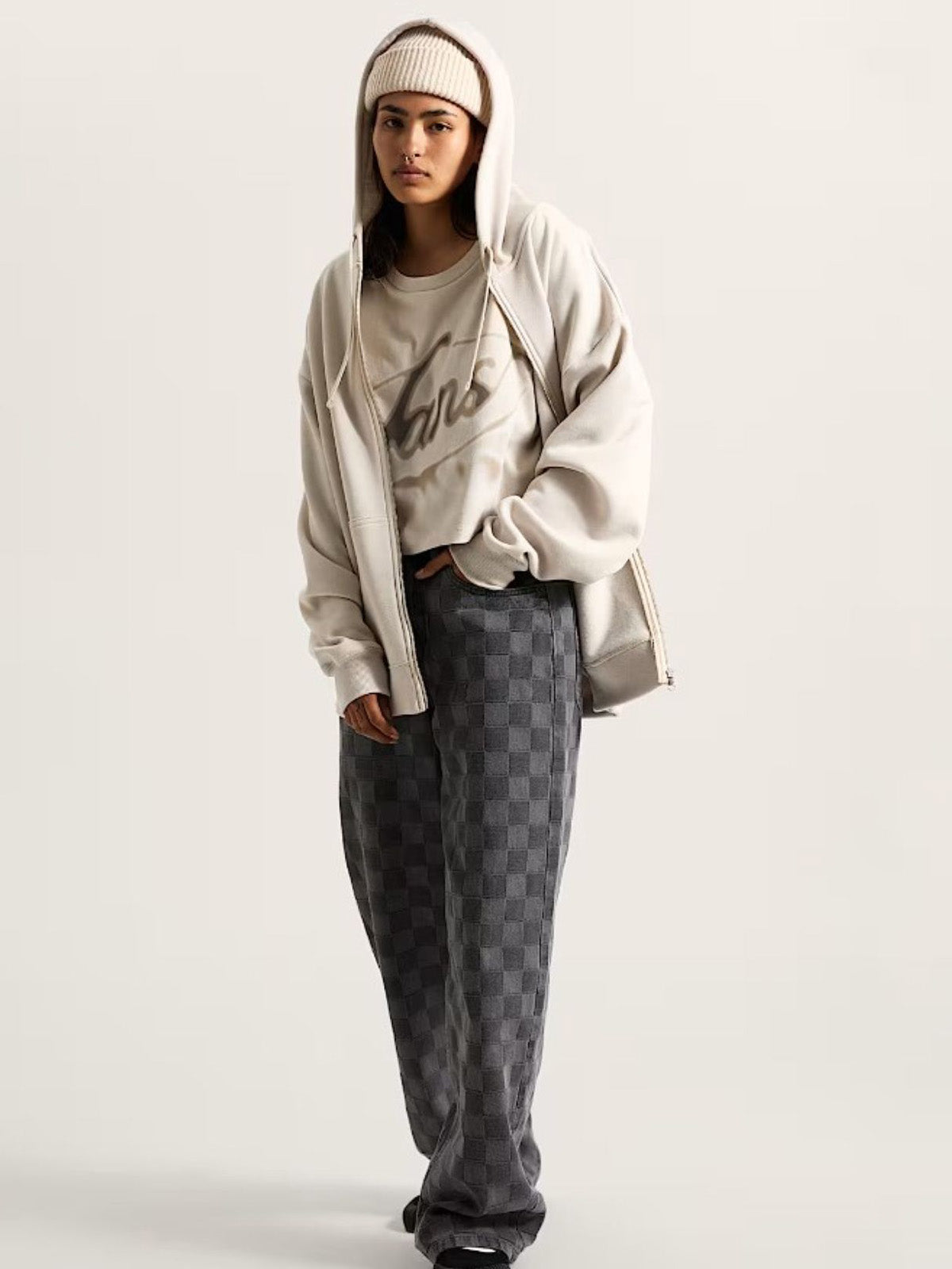 Polera M/C Mujer Afterburn Relaxed Gris Vans