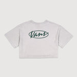 Polera M/C Mujer Era Script Relaxed Gris Vans
