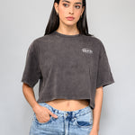 Polera M/C Mujer Era Script Relaxed Negro Vans