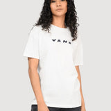 Polera M/C Mujer Retro Vans Os Blanco Vans