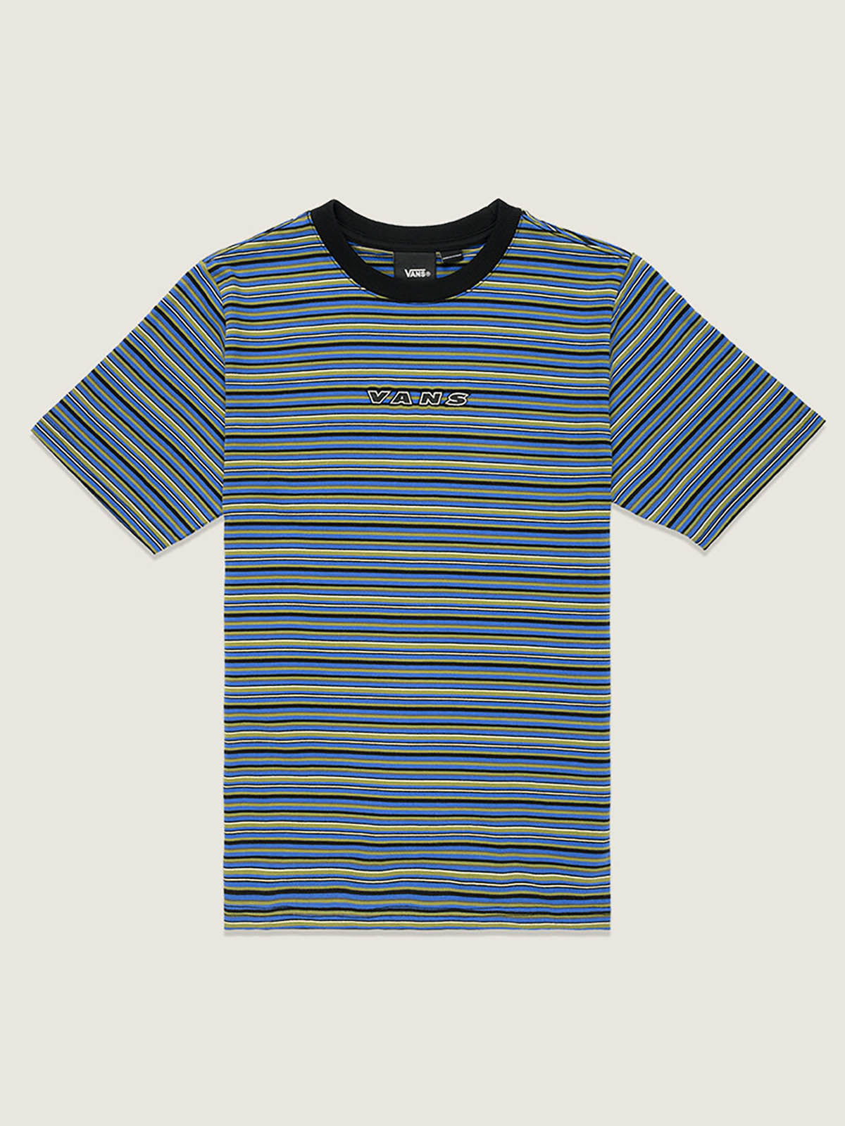 Polera M/C Nino Cameron Stripe Knit Negro Vans