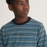Polera M/C Nino Cameron Stripe Knit Negro Vans