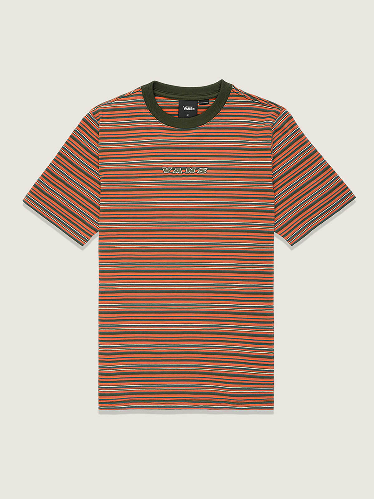 Polera M/C Nino Cameron Stripe Knit Naranjo Vans