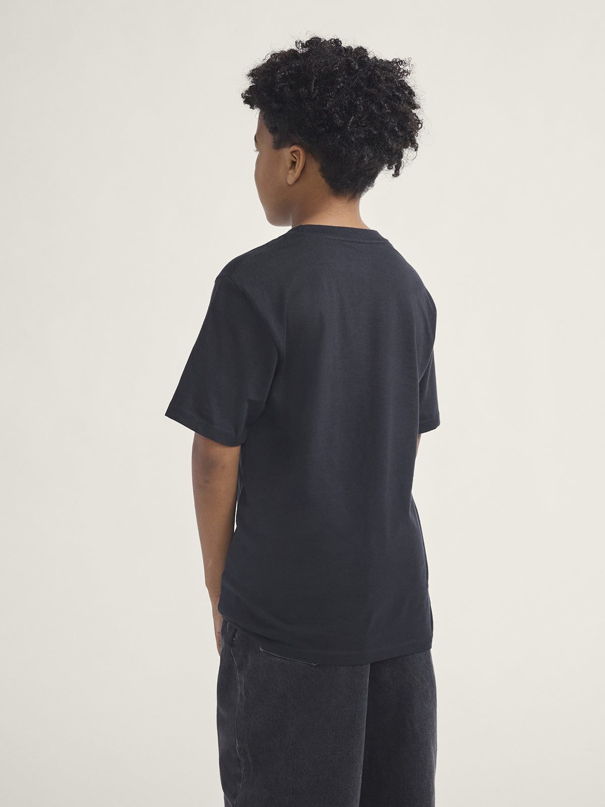 Polera M/C Niño Star Checker Negro Vans