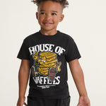 Polera M/C Niño Waffle House Negro Vans