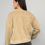 Poleron Mujer Got Your Back Crew Oliva Claro Vans