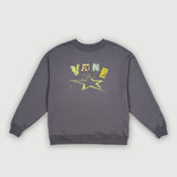 Polerón Mujer Perforate Os Crew Gris Vans