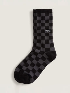 Calcetín Adulto Checkerboard Crew Negro Vans