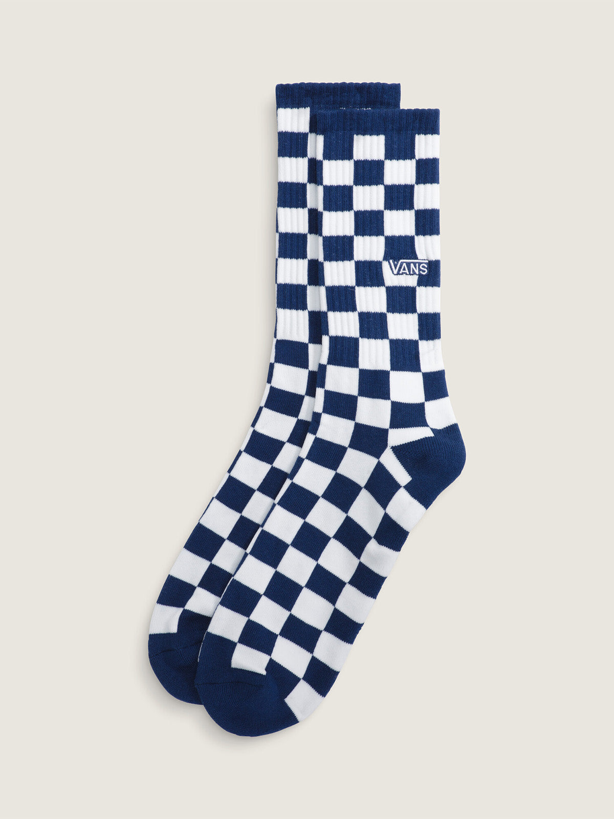 Calcetin Adulto Checkerboard Crew Azul Vans