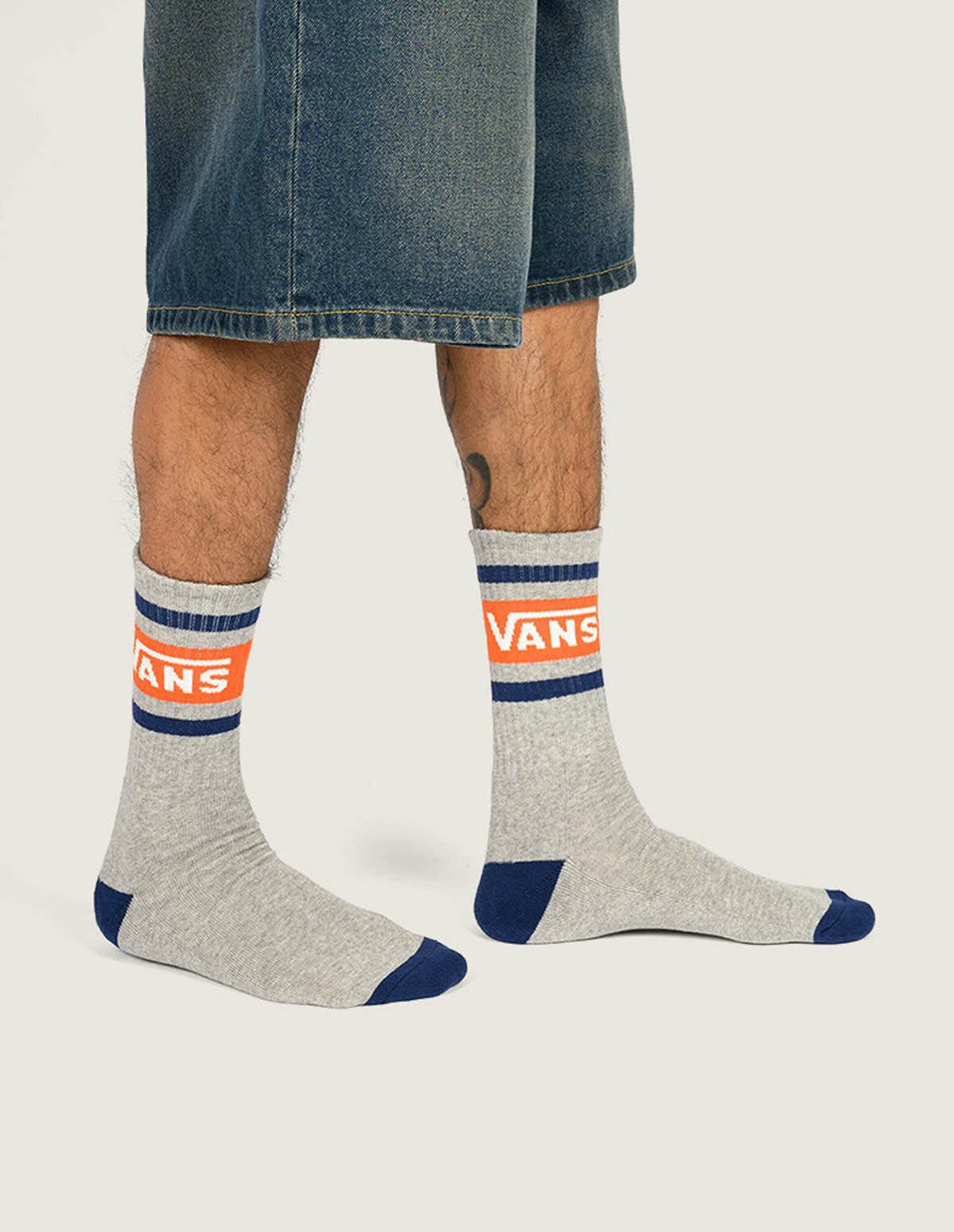 Calcetin Adulto Vans Drop V Crew Azul Vans