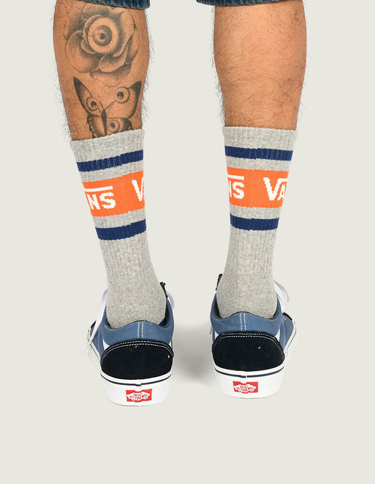 Calcetin Adulto Vans Drop V Crew Azul Vans