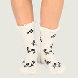 Calcetin Adulto Sereno Lace Crew Blanco Vans