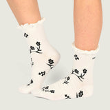 Calcetin Adulto Sereno Lace Crew Blanco Vans