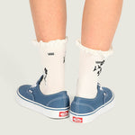 Calcetin Adulto Sereno Lace Crew Blanco Vans