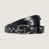 Cinturón Check Leather Negro Vans