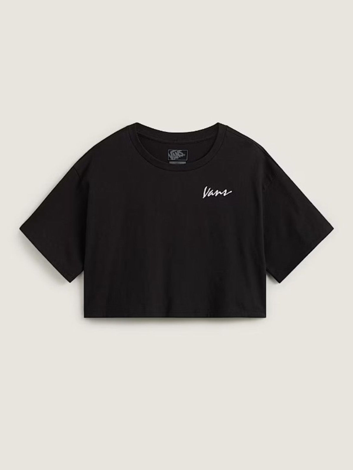 Polera M/C Mujer Classic Script Negro Vans