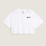 Polera M/C Mujer Classic Script Blanco Vans